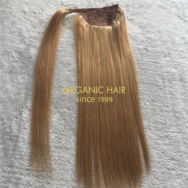 Human ponytail hair extensions on sale X162